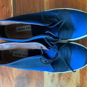 Acne Studios - Men Black & Blue Sneakers - Great condition / Minimal wear